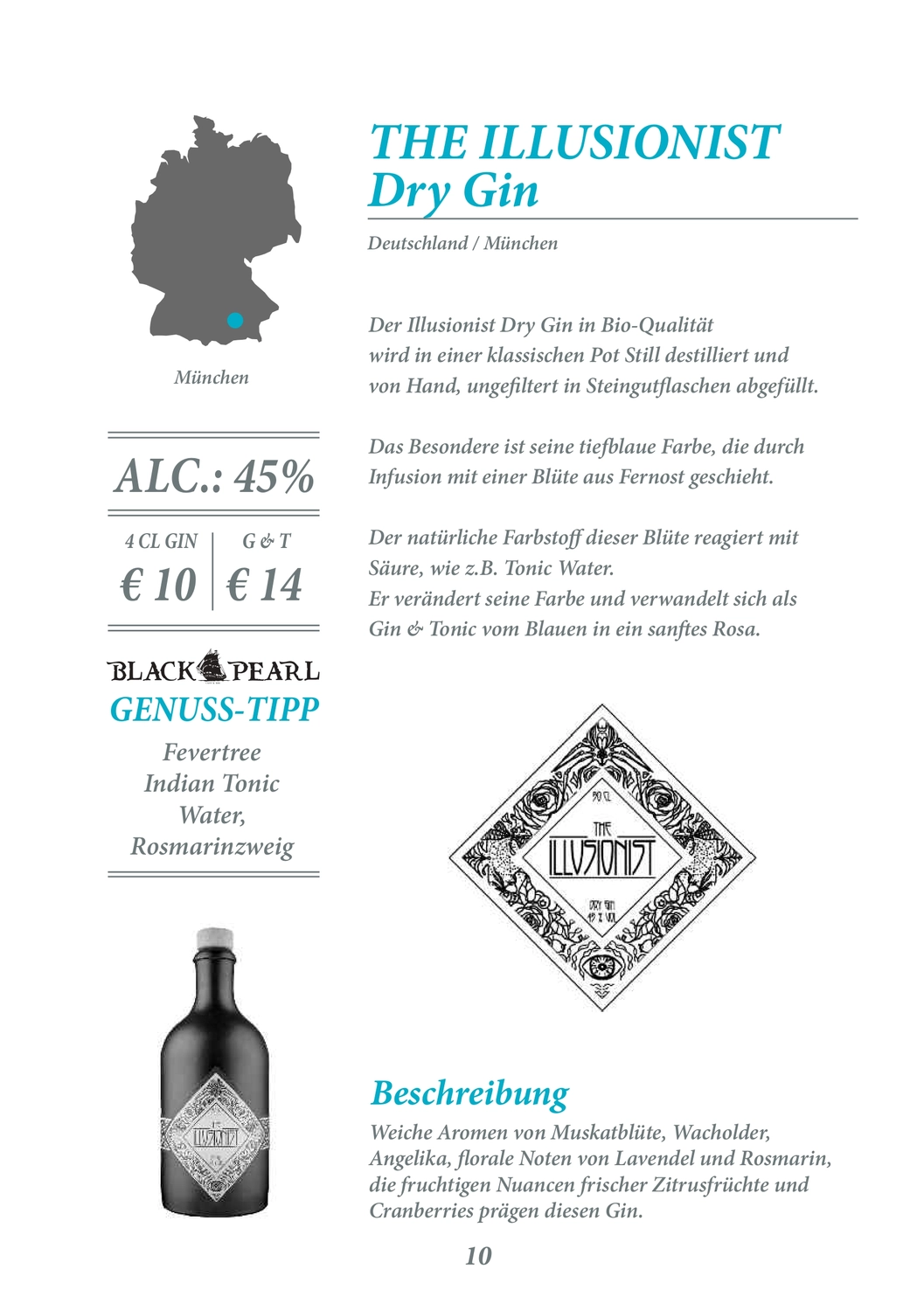 Black Pearl – Restaurant – Speisekarte