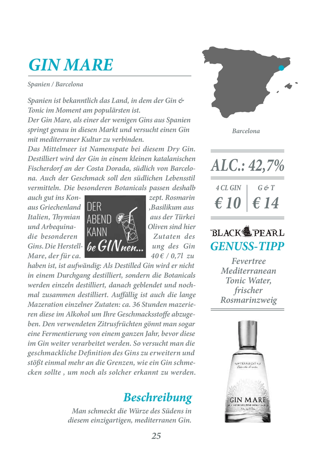 Black Pearl – Restaurant – Speisekarte