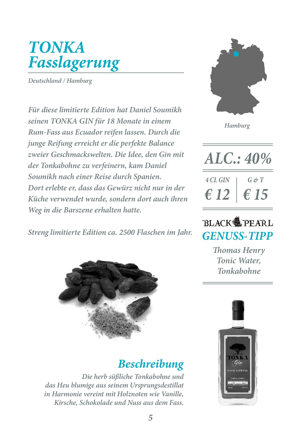 Black Pearl – Restaurant – Speisekarte