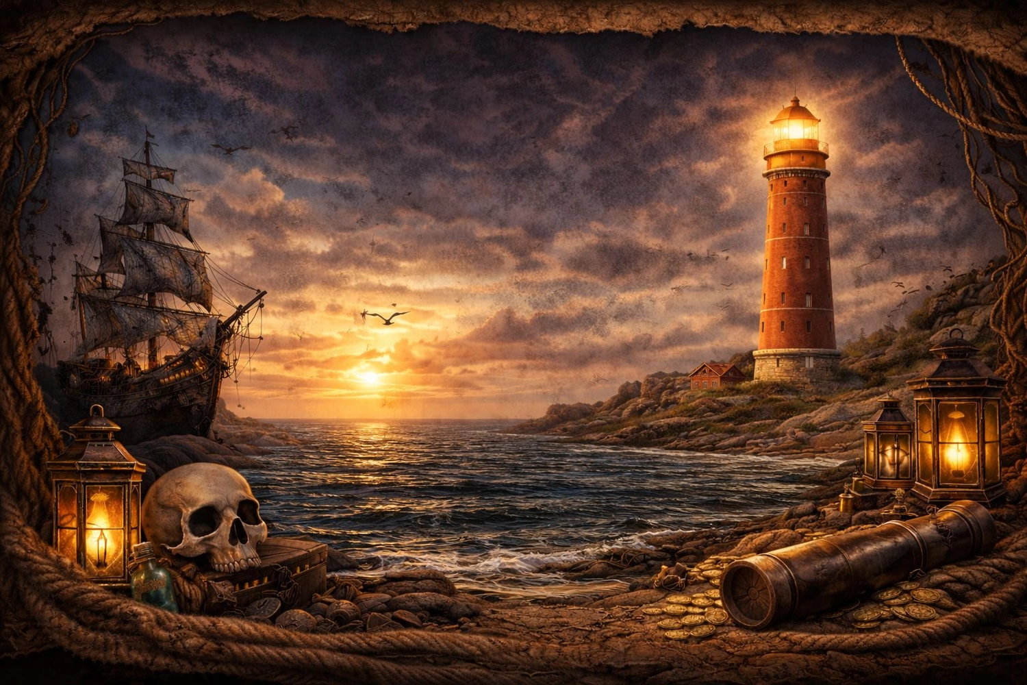 Black Pearl – Restaurant – Kompass und Karte